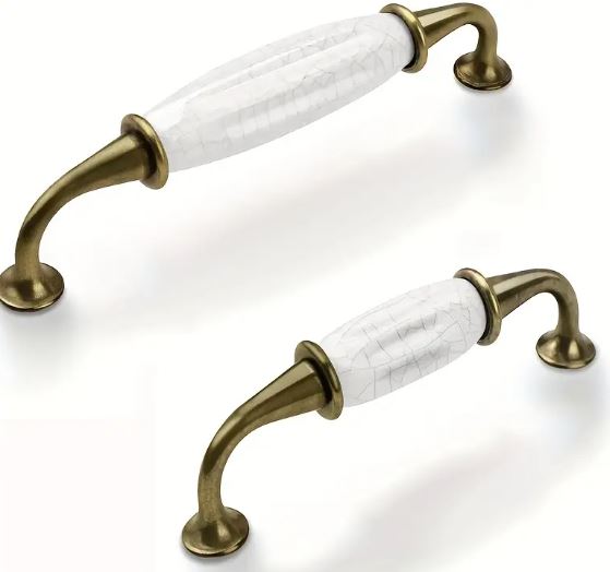 Möbelgriff Antik Messing 14,71 cm