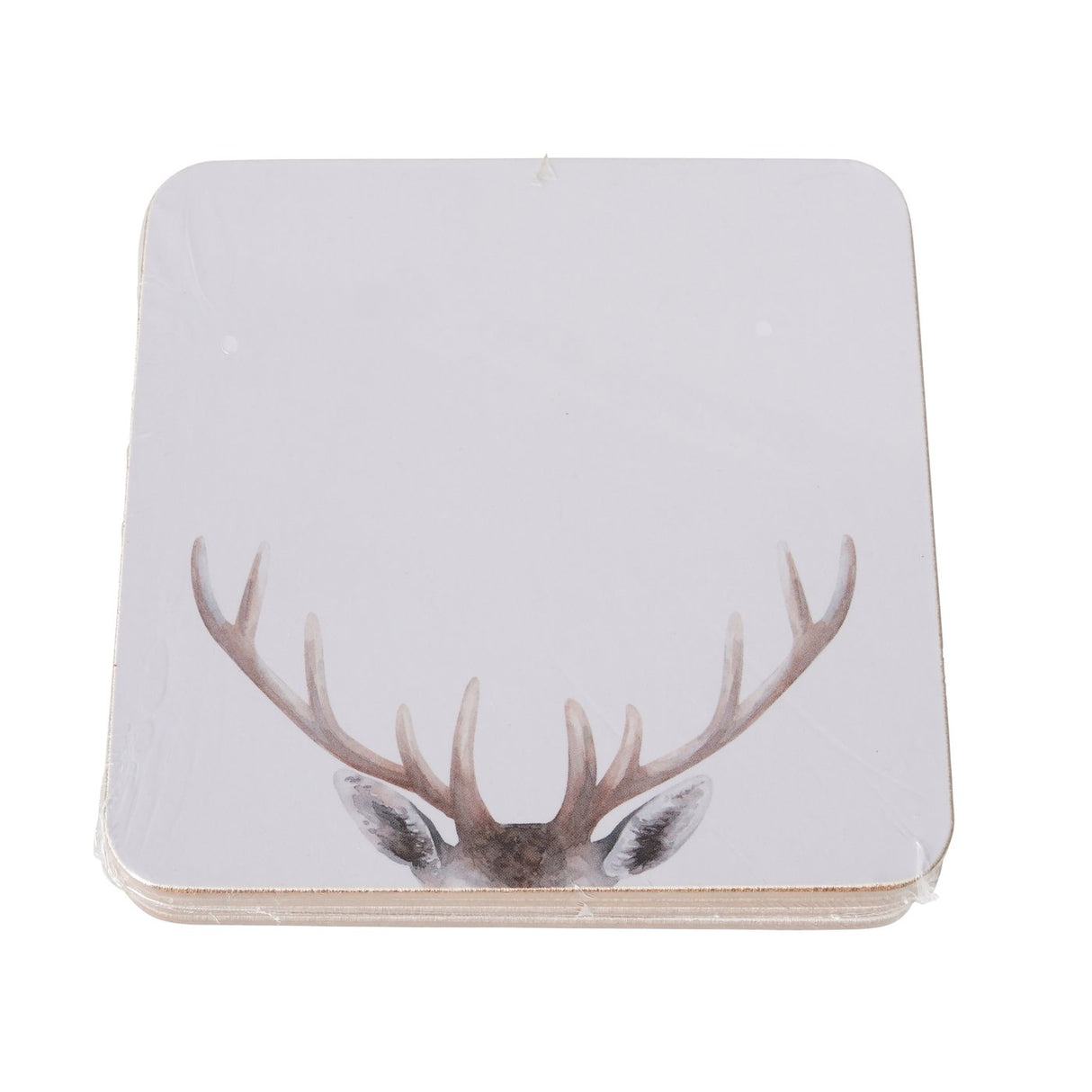 Untersetzer Aspen Holz Hirschmotiv 4-teiliges Set