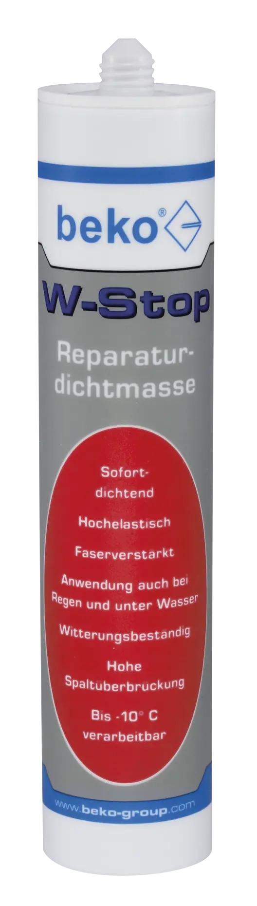 W-Stop Reparaturdichtmasse 310 ml grau