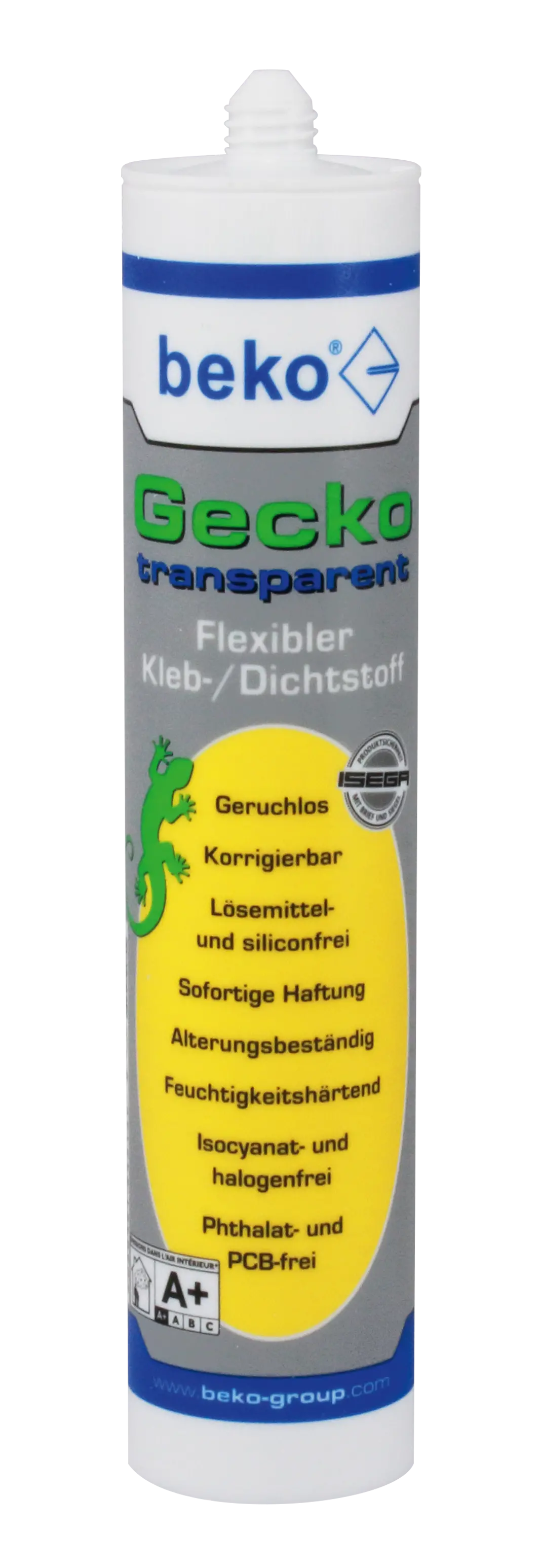 Gecko 290 ml transparent Flexibler Kleb-/Dichtstoff