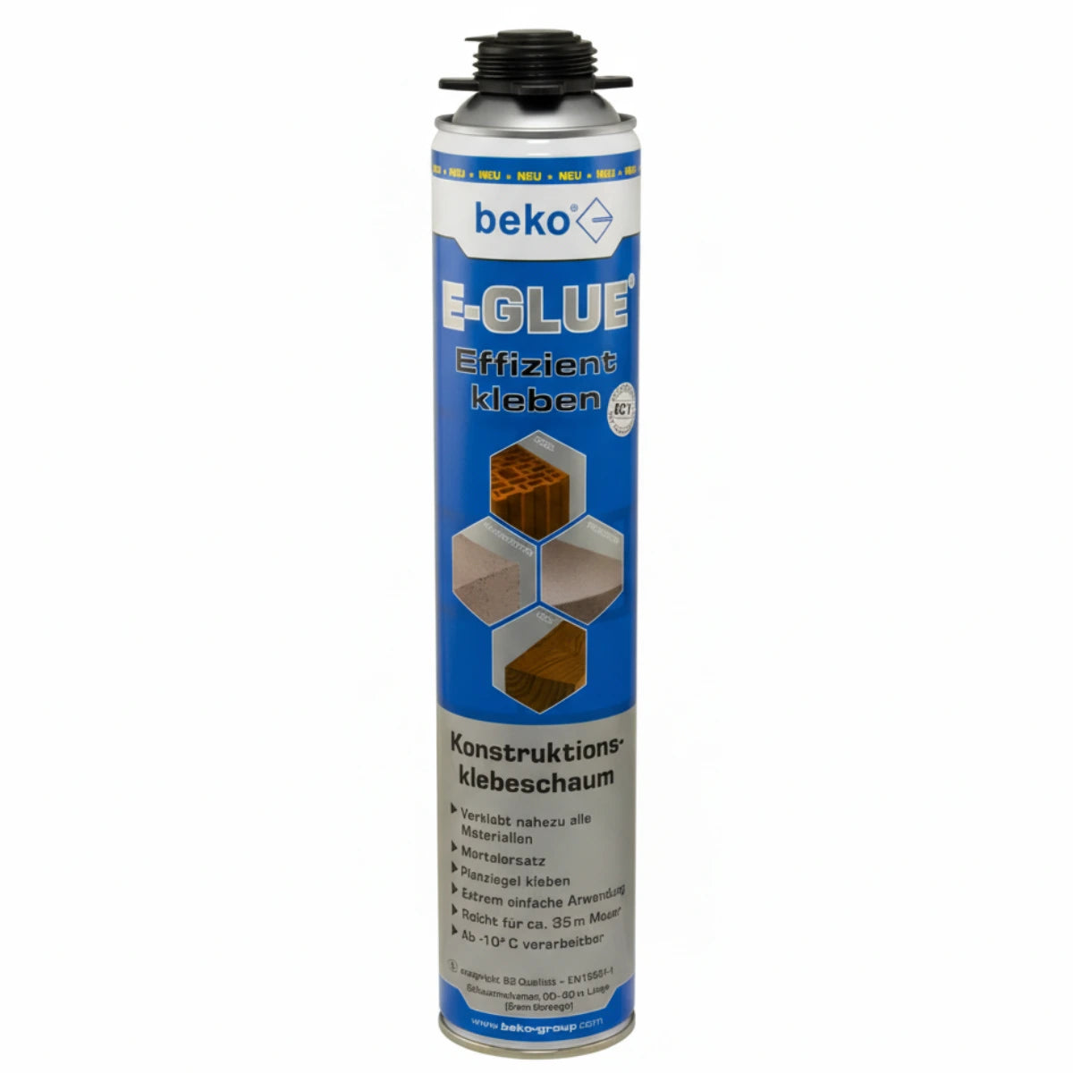beko E-GLUE® -Konstruktions-Klebeschaum 810 ml