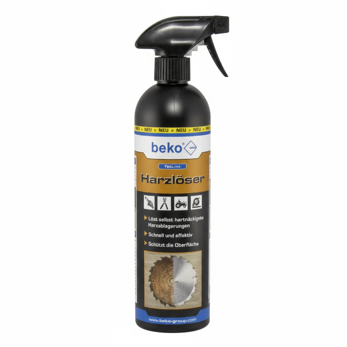 beko TecLine Harzlser 750 ml - Reiniger für Harzablagerungen auf Werkzeugen und Maschinen