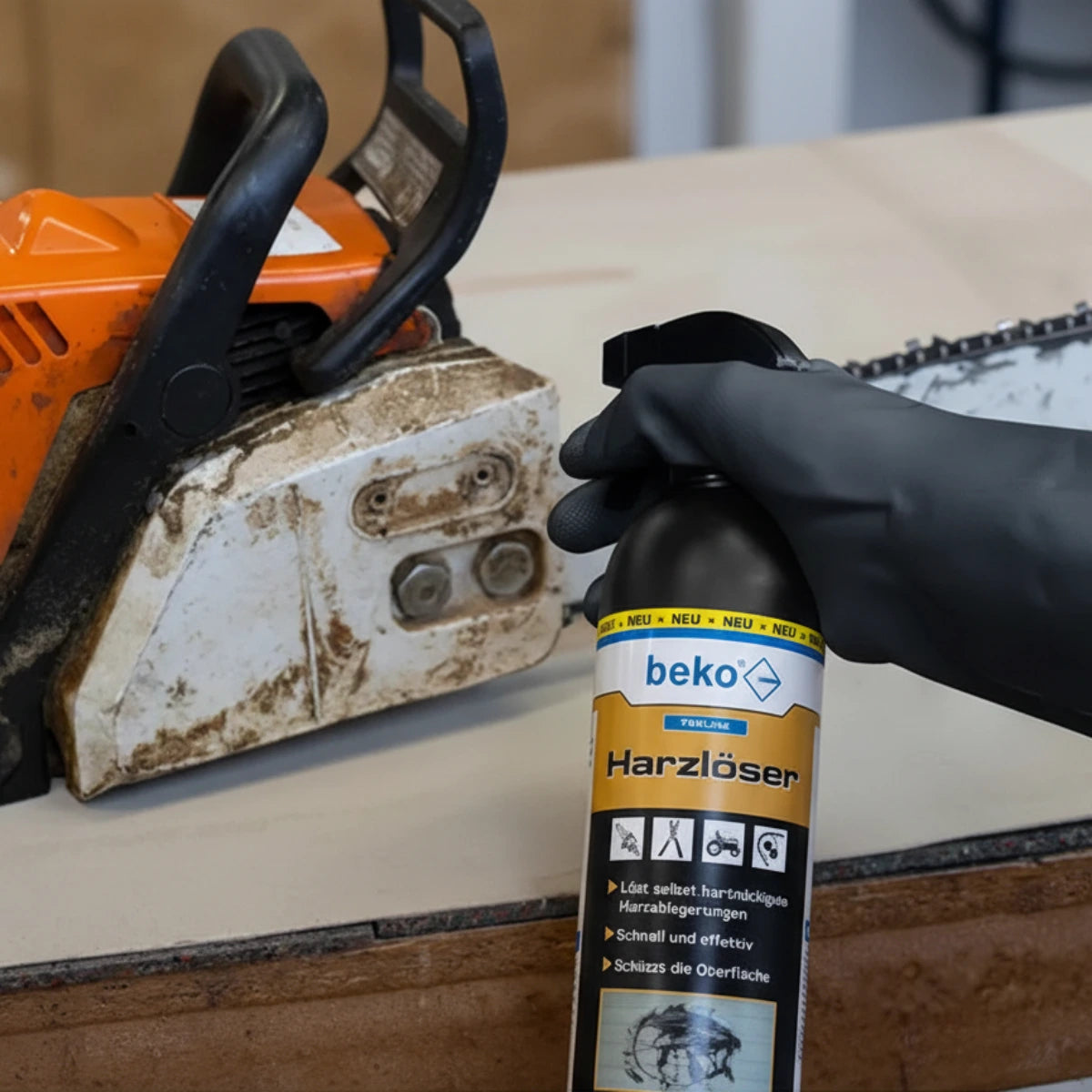 beko TecLine Harzlser 750 ml - Reiniger für Harzablagerungen auf Werkzeugen und Maschinen