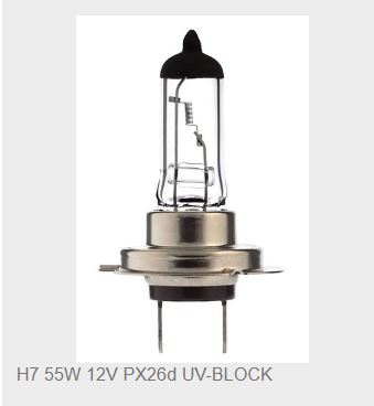 Glühlampe 12V H7 55W 12V PX26d