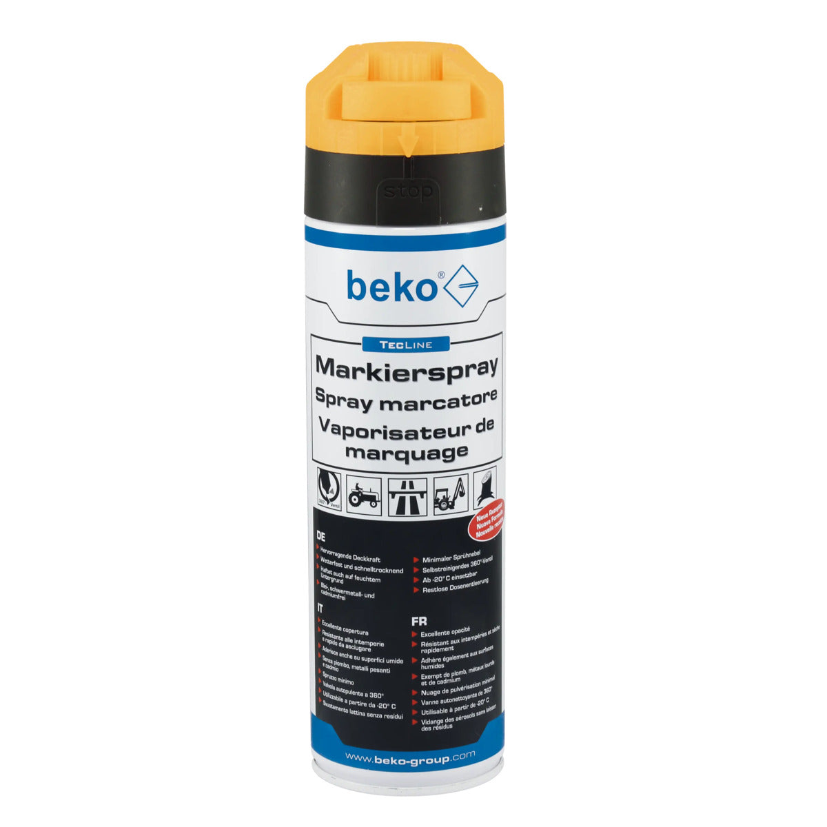 beko TecLine Markierspray 500 ml leuchtorange