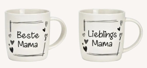 Becher Beste Mama/Lieblings Mama