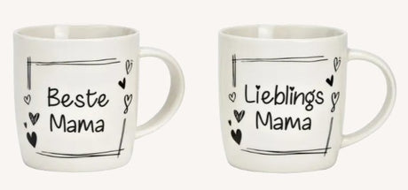 Becher Beste Mama/Lieblings Mama