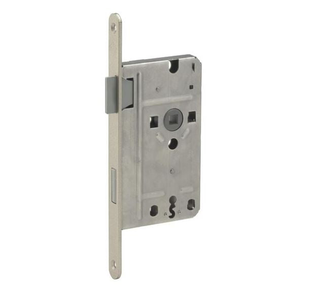 ZT Einsteckschloss Silberfarbig, D55 72 mm BB DIN Links Stulp 20 mm