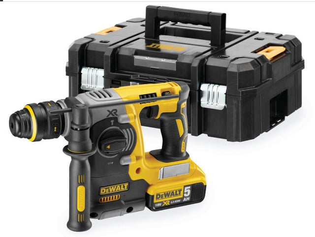 DeWALT Akku-Kombihammer 2x5,0 Ah + Ladegerät in Box