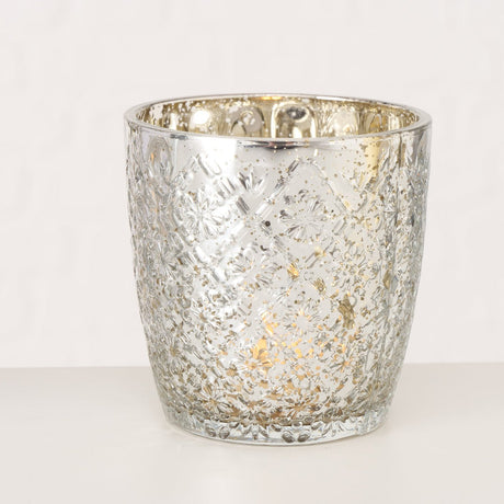 Windlicht Patty Antik-Silber