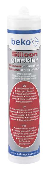 Silicon glasklar - transparent 310 ml
