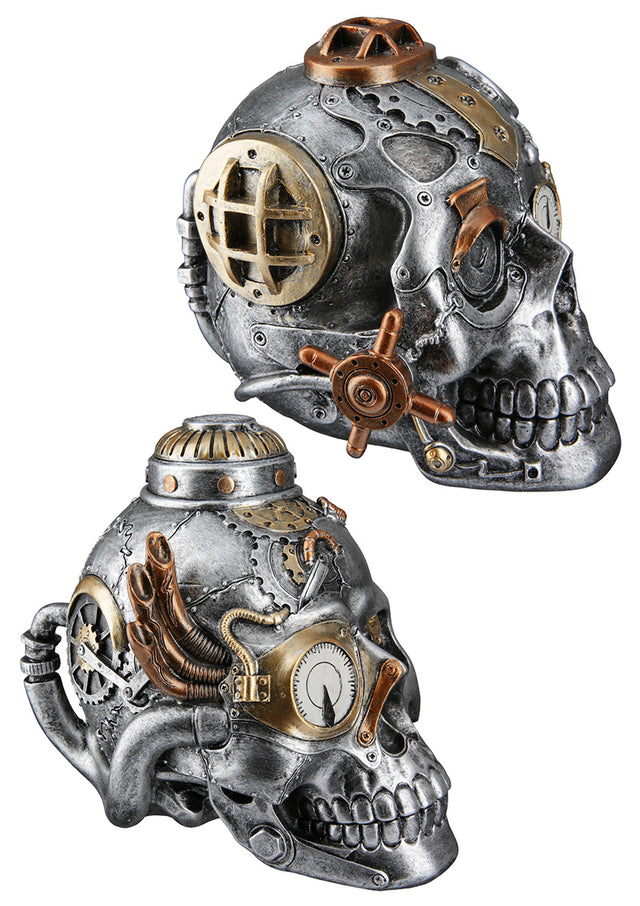 Dekoobjekt Totenschädel „Steampunk Skull“