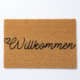 Fußmatte Willkommen