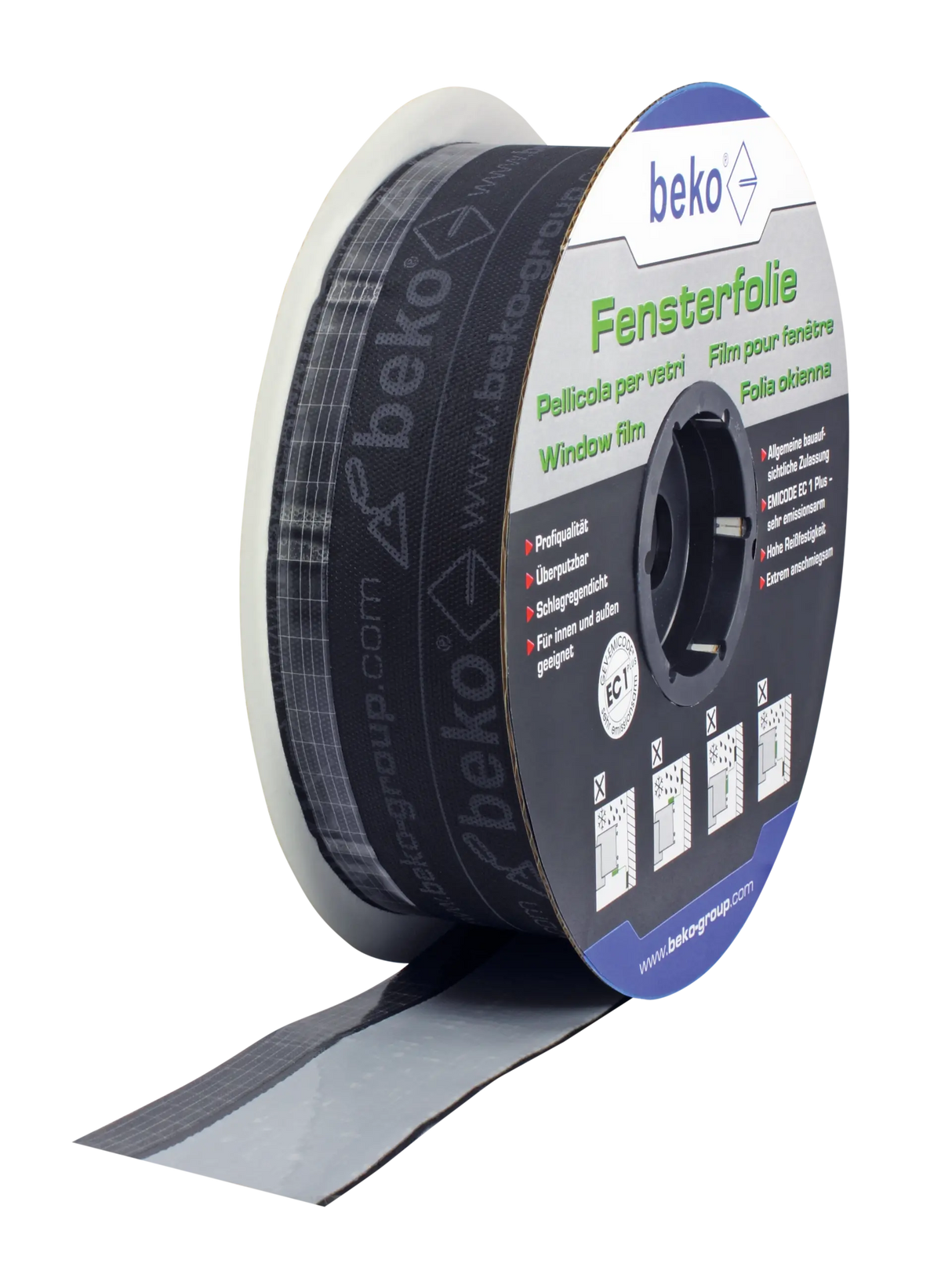 beko Universal Fensterfolie 70 mm vollflächig klebend für Innen und Außen