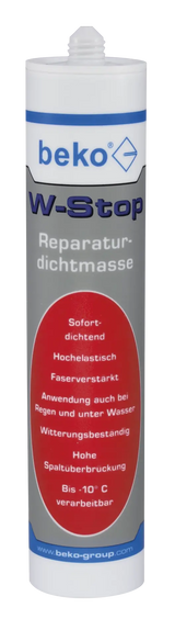 W-Stop Reparaturdichtmasse 310 ml grau