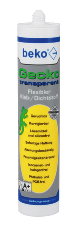 Gecko 290 ml transparent Flexibler Kleb-/Dichtstoff