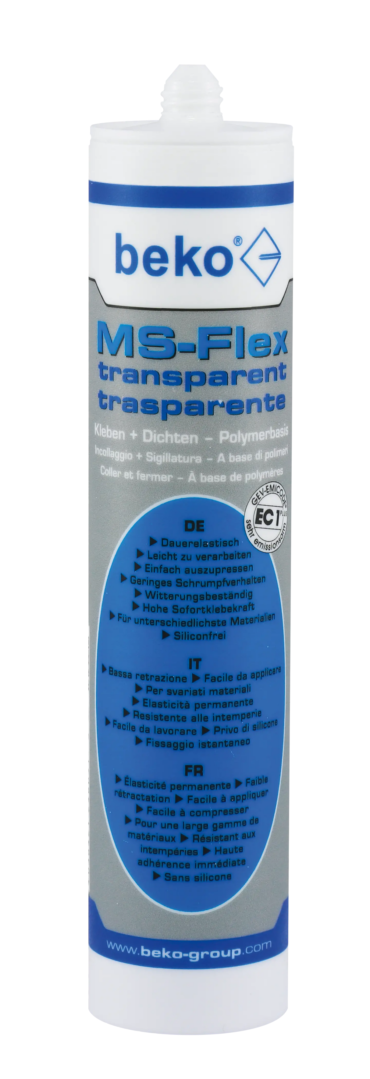 MS-Flex Kleben + Dichten 300 ml schwarz