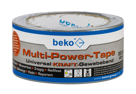 Multi-Power-Tape 50 mm x 25 m, silber Universal Kraft-Gewebeband
