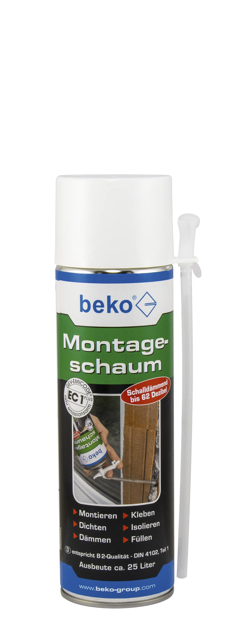 beko Montageschaum 1K PU-Schaum 500 ml Dose