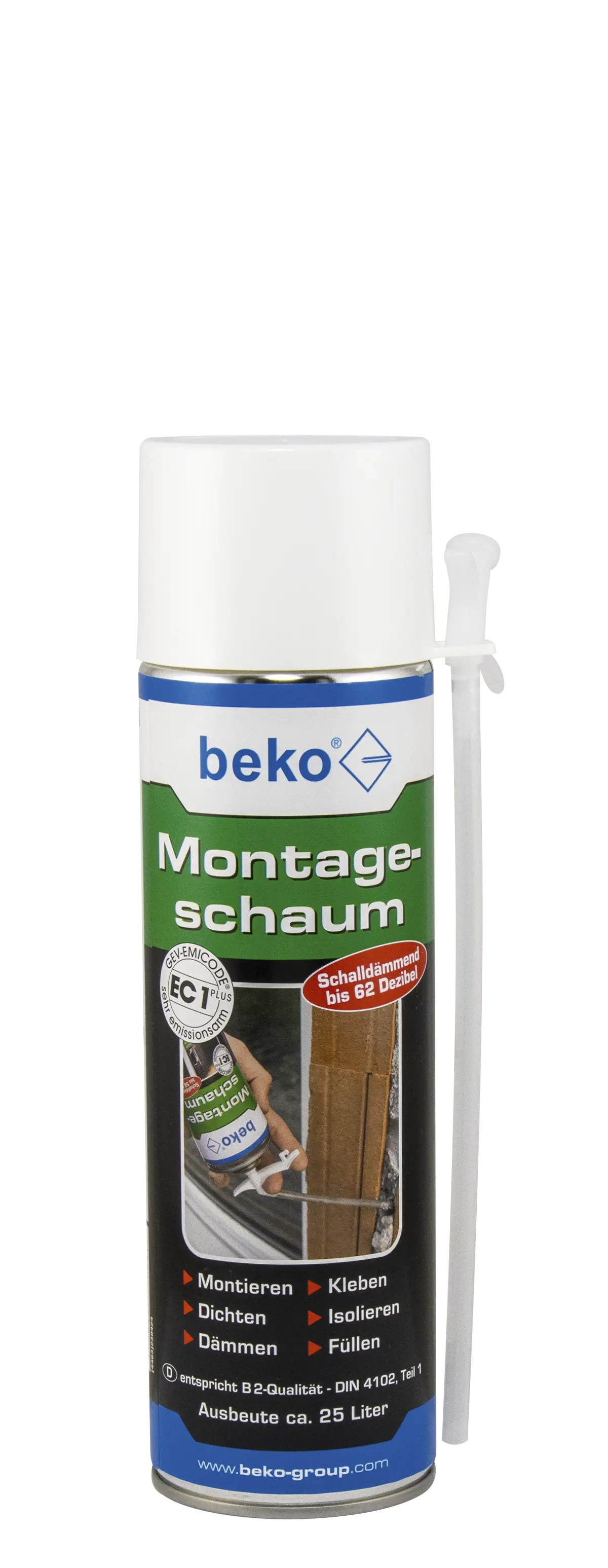 beko Montageschaum 1K PU-Schaum 500 ml Dose