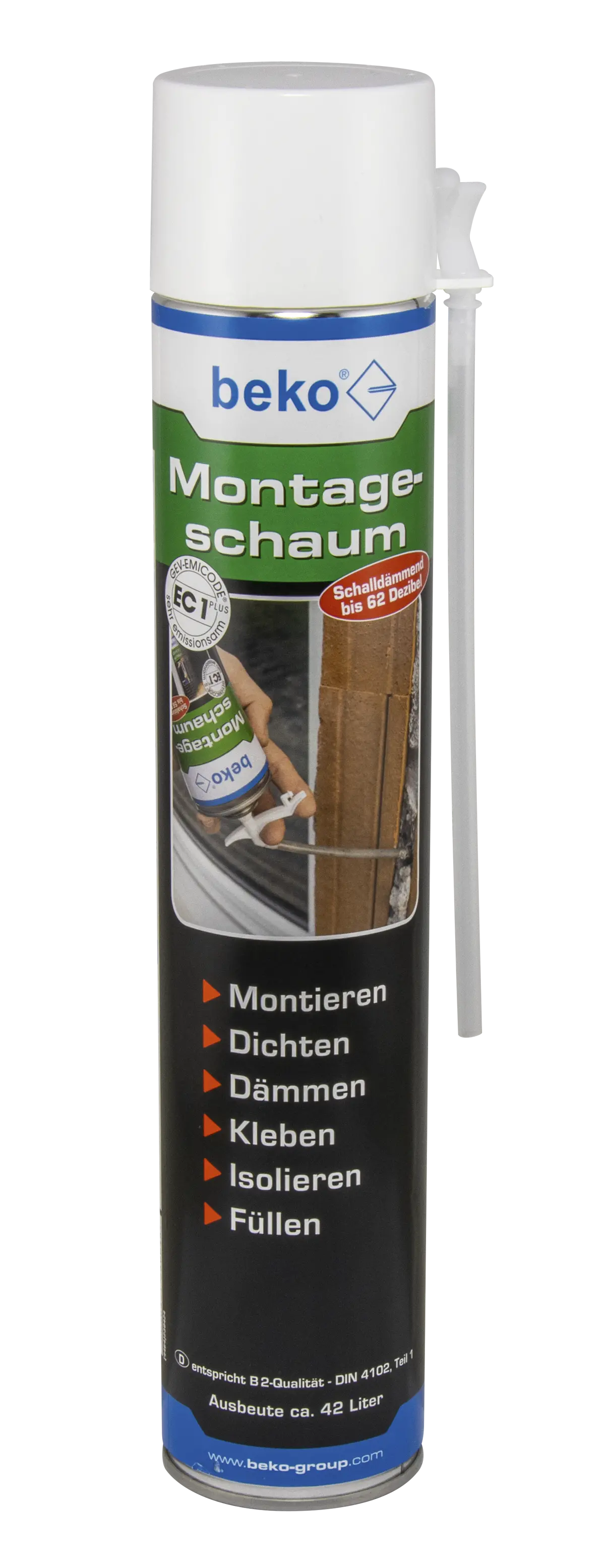 beko Montageschaum 1K PU-Schaum 750 ml Dose