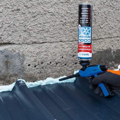 beko Pistolenschaum COOL Winter 750 ml – PU-Bauschaum für Schaumpistolen bei niedrigen Temperaturen