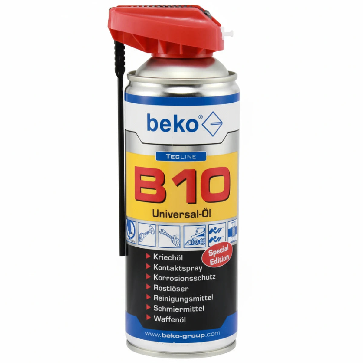 beko TecLine B10 Universal-Öl 400 ml Spraydose Special Edition mit Spezial-Sprühkopf