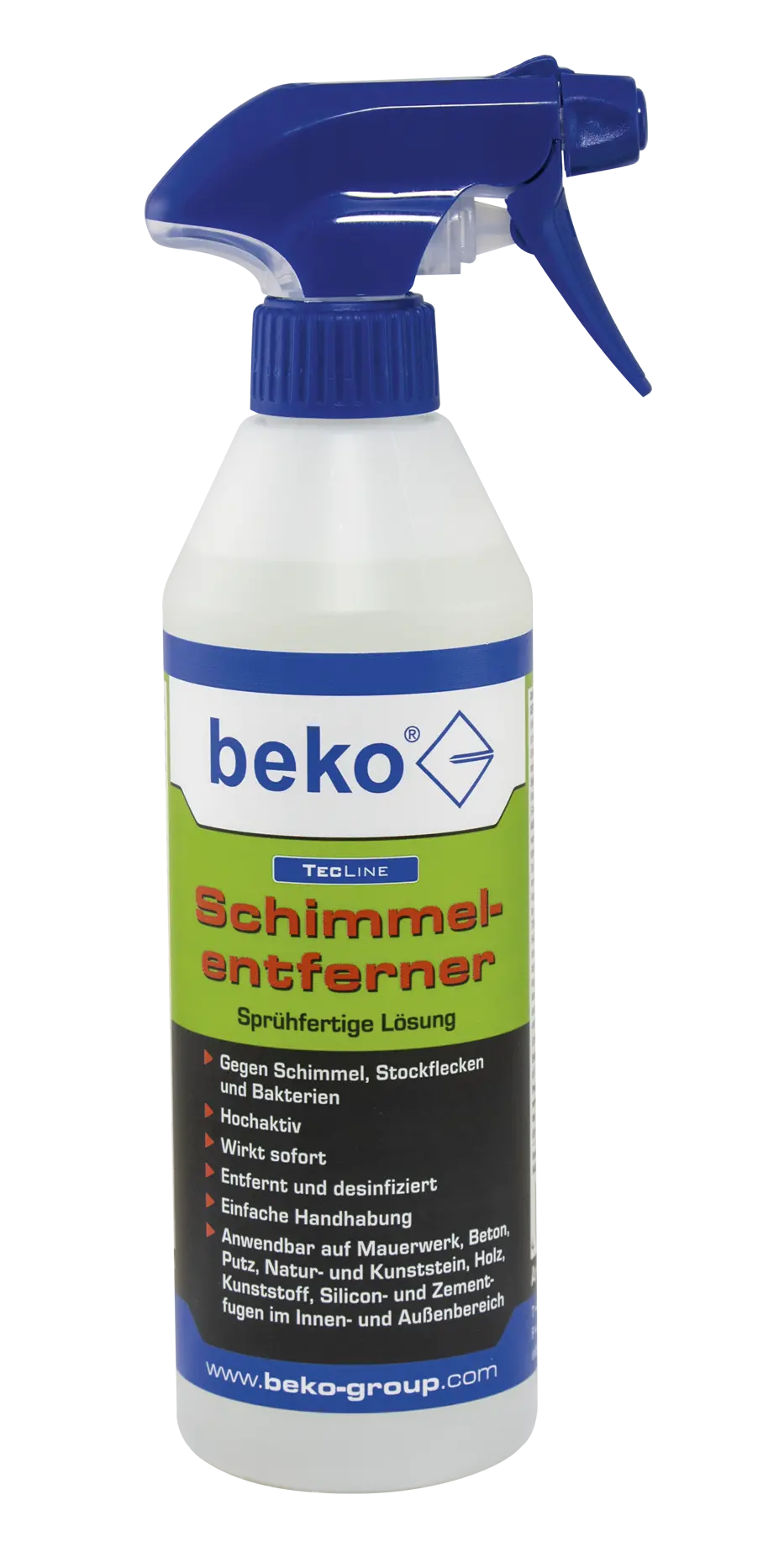 TecLine Schimmelentferner 500 ml Flasche inkl. Sprühkopf
