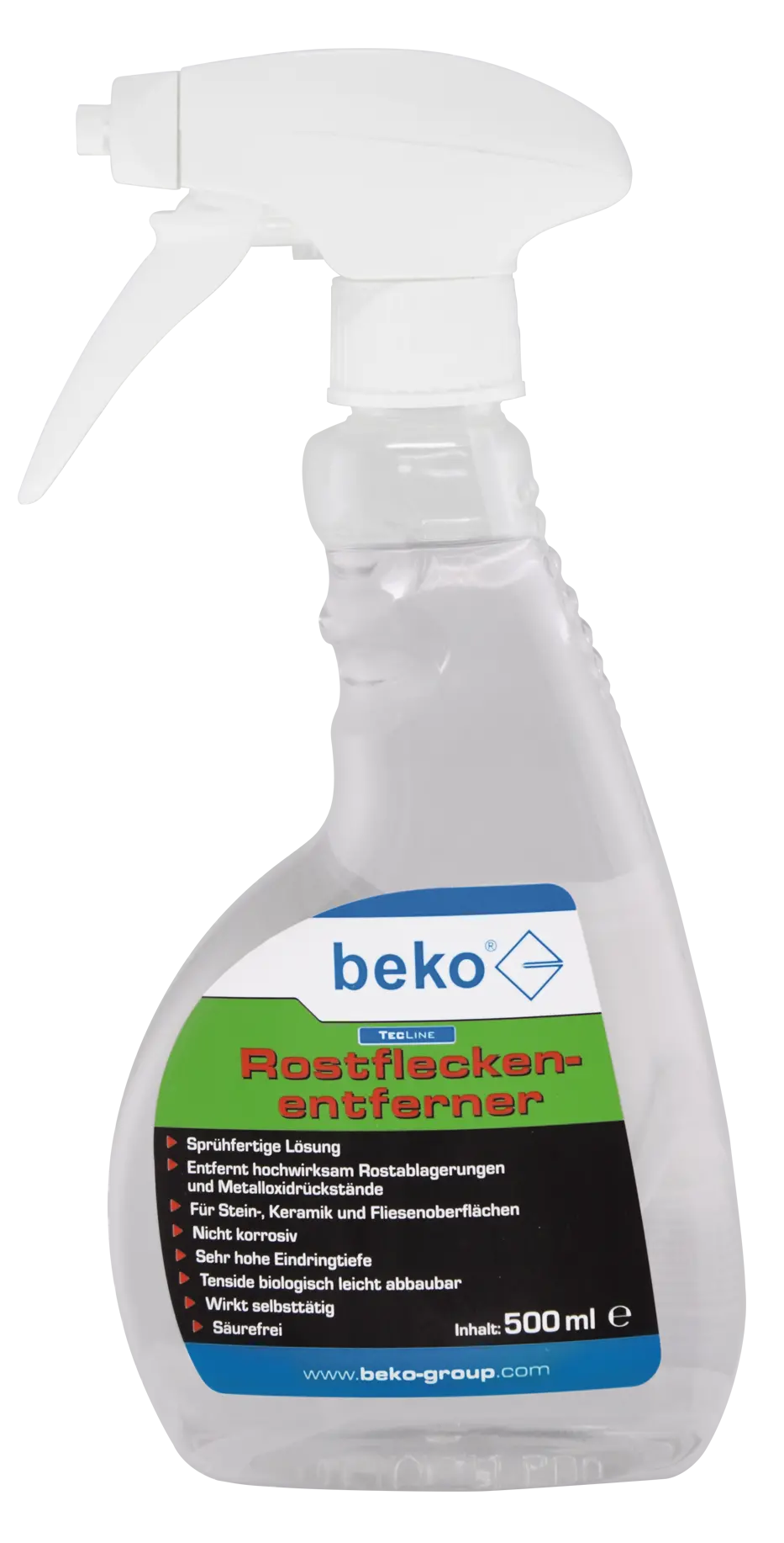 TecLine Rostfleckenentferner Sprühflasche 500 ml