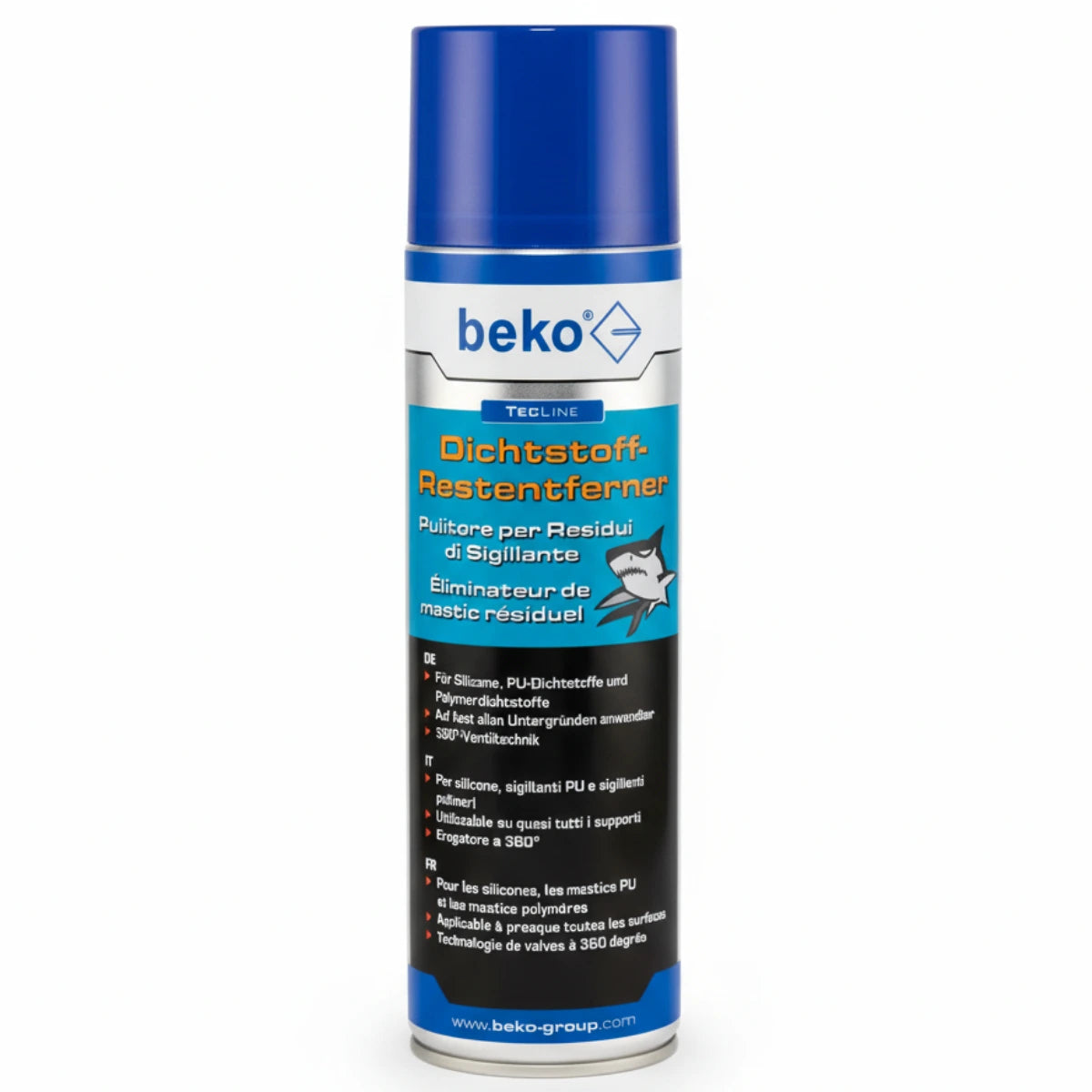 beko TecLine Dichtstoff-Restentferner 500 ml Spraydose – Reiniger für Silikon- und Dichtstoffreste