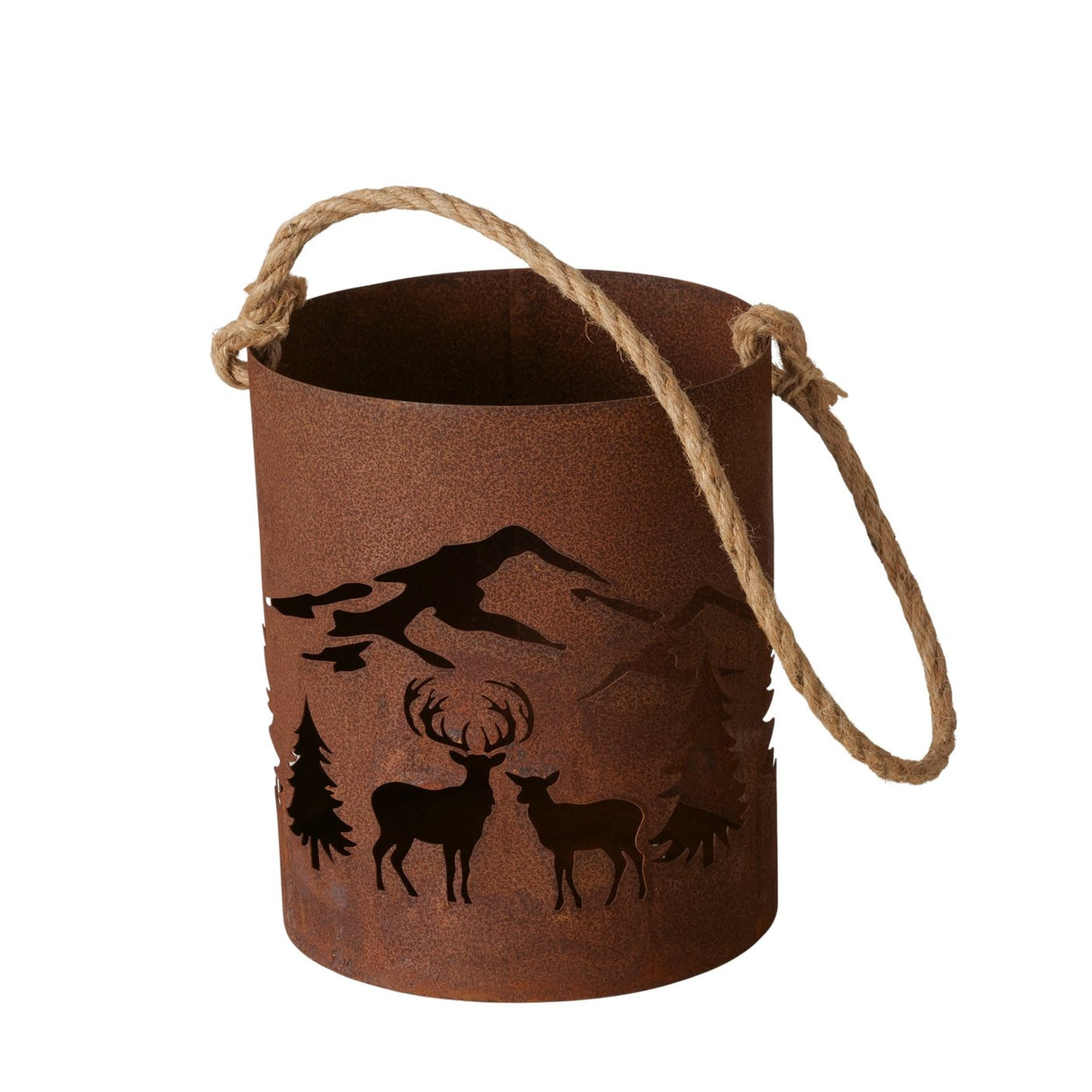 Windlicht Waldan Edelrost 18,5 cm hoch 2061427