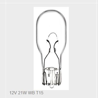 Glühlampe 12V 21W WB T15