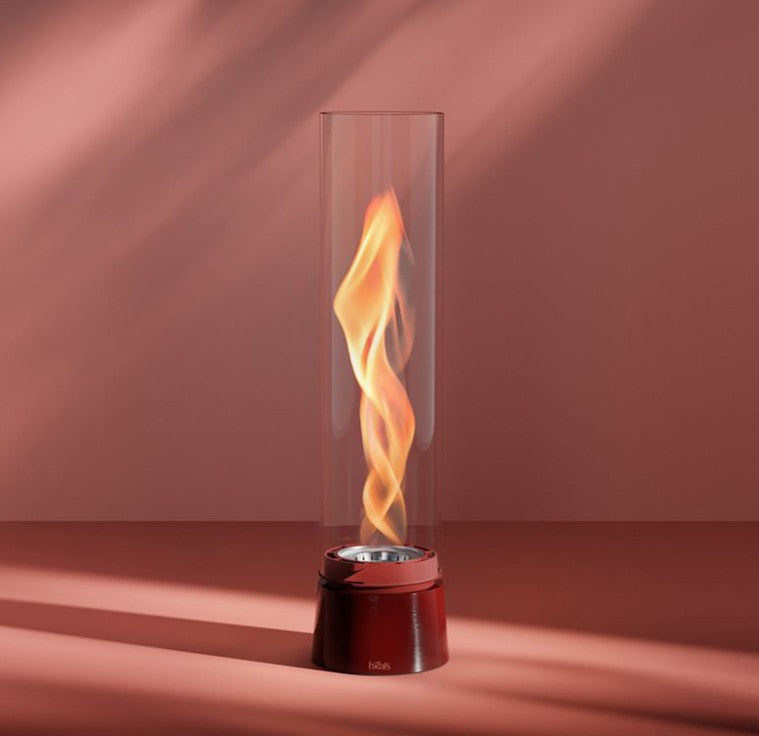 höfats SPIN air 1200 Tischfeuer Emaille rot