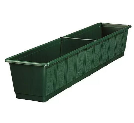 Balkonkasten 80 cm, Dunkelgrün KST