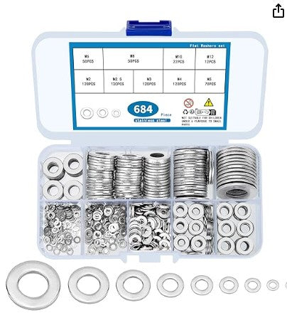 Beilagscheiben-Set Edelstahl M2 - M12
