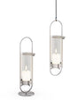höfats OVAL CANDLE 35 Kerzenhalter silber