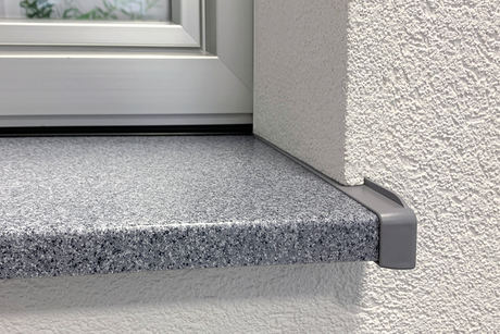 Außenfensterbank Helopal contour, Gussmarmor - 830 M (matt)