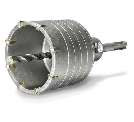 Hohl-Bohrkrone Set Ø 68mm mit SDS plus Adapter 110mm und Zentrierbohrer 8x110mm