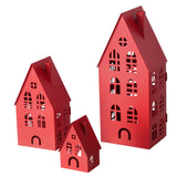 Laterne Dover Rot 3-teiliges Set