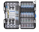 Bitset GEDORE 42-teilig, Schlitz, Kreuz, Torx, Steckschlüssel