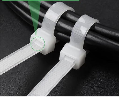 Kabelbinder weiß 65 cm lang lose
