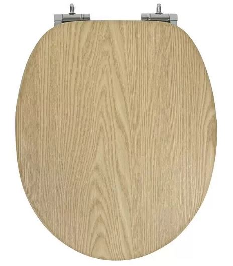 WC-Sitz Eiche natur mit Absenkautomatik