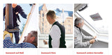 Roto Designo R8 Klapp-Schwingfenster Standard-Renovierung AR1