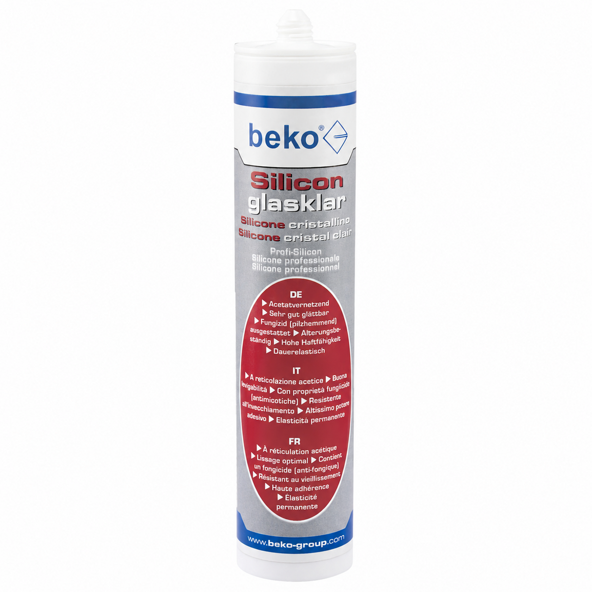 beko Silicon glasklar 310 ml hochtransparente Dichtmasse