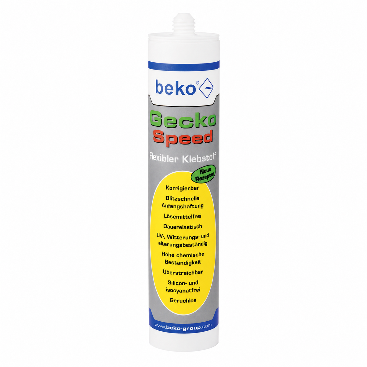 beko Gecko Speed flexibler Polymerklebstoff weiß 310 ml