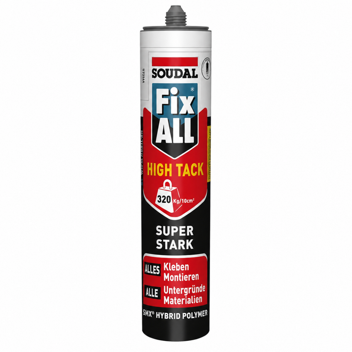 Soudal Fix ALL High Tack Grau 420 g Hybrid-Montagekleber und Dichtstoff