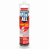 Soudal Fix ALL High Tack Clear Transparent 305 g Hybrid-Montagekleber und Dichtstoff