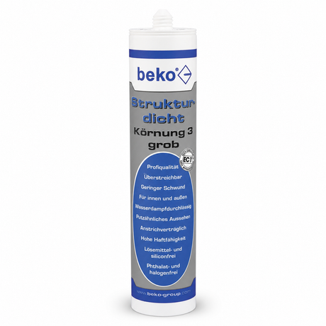 Beko Strukturdicht Weiß strukturiert Körnung 1,2 oder 3
