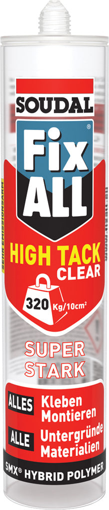 Soudal Fix All High Tack CLEAR 305 gr.