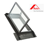 Roto Designo R2 Wohndachausstieg 5/8 55x80 cm f. ungedämmte Dachräume Anschlag rechts von innen gesehen